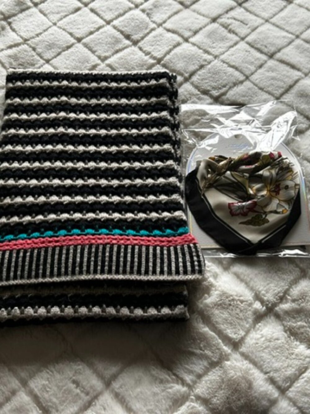 NWT Scarf & Necklace Set & Preowned Winter Scarf